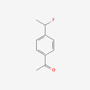 1-(4-(1-Fluoroethyl)phenyl)ethanone