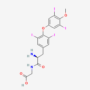 (S)-2-(2-Amino-3-(4-(3,5-diiodo-4-methoxyphenoxy)-3,5-diiodophenyl)propanamido)acetic Acid