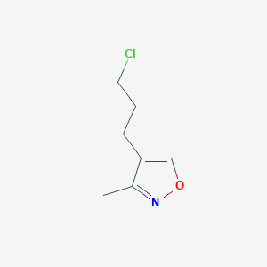 4-(3-Chloropropyl)-3-methylisoxazole