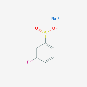 molecular formula C6H4FNaO2S B1343309 3-氟苯磺酸钠 CAS No. 935447-39-5