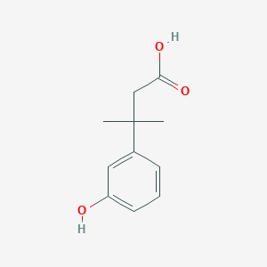 3-(3-Hydroxyphenyl)-3-methylbutanoic acid