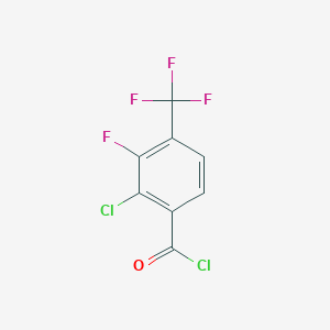 2-Chloro-3-fluoro-4-(trifluoromethyl)benzoyl chloride