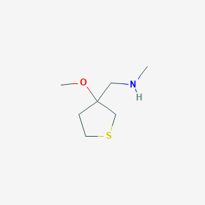 [(3-Methoxythiolan-3-yl)methyl](methyl)amine