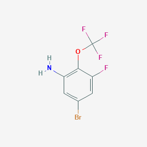 5-Bromo-3-fluoro-2-(trifluoromethoxy)aniline