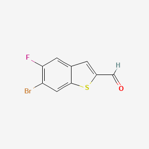 6-Bromo-5-fluoro-1-benzothiophene-2-carbaldehyde