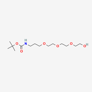 tert-butyl N-[3-[2-[2-(2-hydroxyethoxy)ethoxy]ethoxy]propyl]carbamate