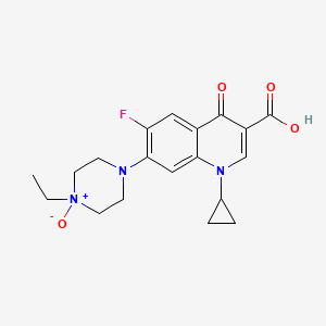 1-Cyclopropyl-7-(4-ethyl-4-oxido-1-piperazinyl)-6-fluoro-1,4-dihydro-4-oxo-3-quinolinecarboxylic acid