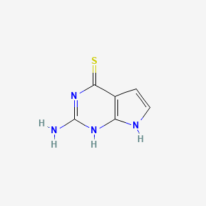 2-amino-3H-pyrrolo[2,3-d]pyrimidine-4(7H)-thione