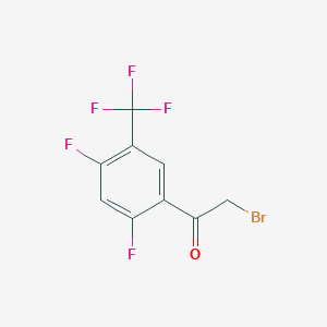 2,4-Difluoro-5-(trifluoromethyl)phenacyl bromide