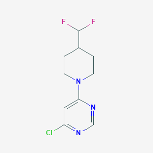 4-Chloro-6-(4-(difluoromethyl)piperidin-1-yl)pyrimidine