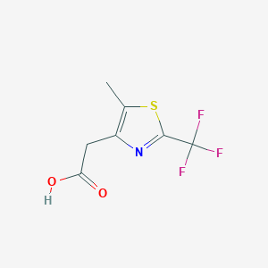 5-Methyl-2-(trifuloromethyl)-4-thiazoleacetic Acid