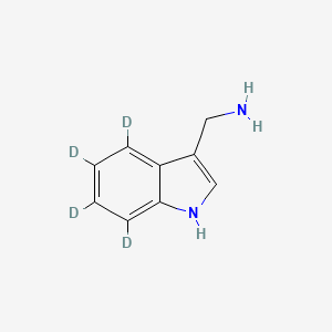 (1H-Indol-3-yl)methanamine-D4