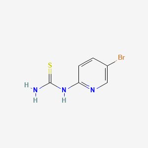 molecular formula C6H6BrN3S B1343338 1-(5-Bromopyridin-2-yl)thiourea CAS No. 31430-38-3