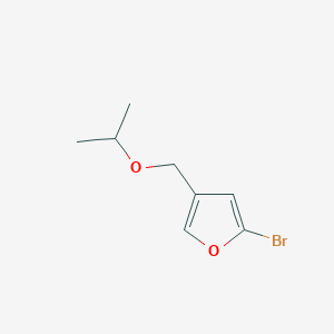 2-Bromo-4-(propan-2-yloxymethyl)furan