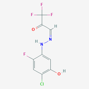 3,3,3-Trifluoro-2-oxopropanal 1-[2-(4-Chloro-2-fluoro-5-hydroxyphenyl)hydrazone]