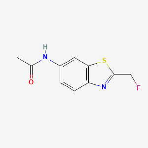 N-[2-(fluoromethyl)-1,3-benzothiazol-6-yl]acetamide