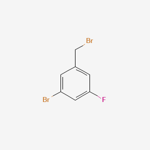 molecular formula C7H5Br2F B1343359 3-溴-5-氟苄基溴 CAS No. 216755-57-6