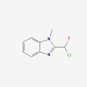 2-(Chlorofluoromethyl)-1-methyl-1H-benzo[d]imidazole