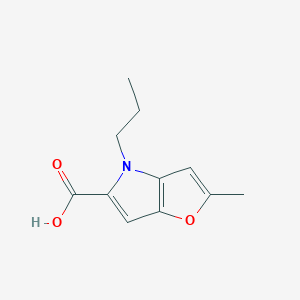 2-methyl-4-propyl-4H-furo[3,2-b]pyrrole-5-carboxylic acid