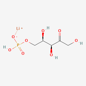 (2R,3S)-2,3,5-Trihydroxy-4-oxopentyl phosphate xLithium salt