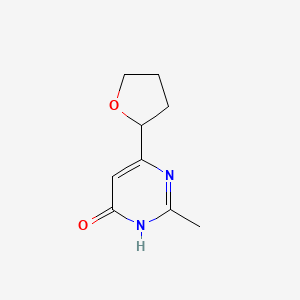 2-Methyl-6-(tetrahydrofuran-2-yl)pyrimidin-4-ol