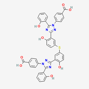 molecular formula C42H28N6O8S B13433677 Deferasirox Impurity E 