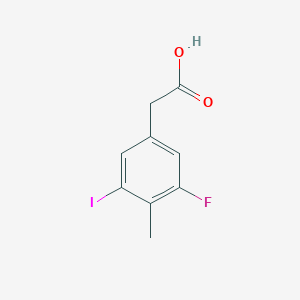 3-Fluoro-5-iodo-4-methylphenylacetic acid