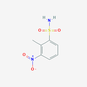 molecular formula C7H8N2O4S B1343369 2-甲基-3-硝基苯磺酰胺 CAS No. 412304-82-6