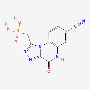 [(7-Cyano-4,5-dihydro-4-oxo[1,2,4]triazolo[4,3-a]quinoxalin-1-yl)methyl]-phosphonic Acid