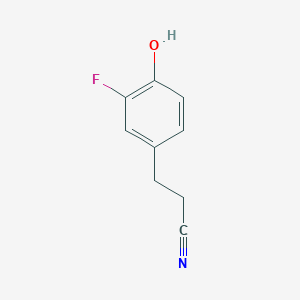 3-Fluoro-4-hydroxyphenylpropanenitrile