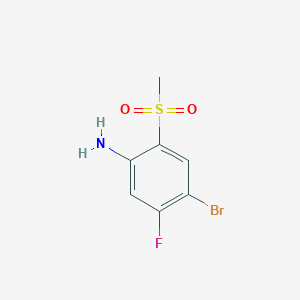 4-Bromo-5-fluoro-2-(methylsulphonyl)aniline