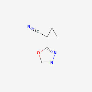 1-(1,3,4-Oxadiazol-2-yl)cyclopropanecarbonitrile