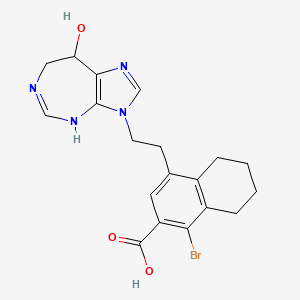 1-Bromo-4-[2-(7,8-dihydro-8-hydroxyimidazo[4,5-d][1,3]diazepin-3(4H)-yl)ethyl]-5,6,7,8-tetrahydro-2-naphthalenecarboxylic Acid