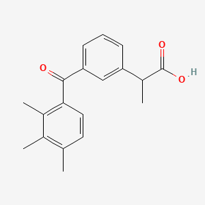 (+/-)-2-(3-(2,3,4-Trimethylbenzoyl)phenyl)propanoic acid