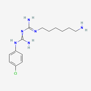 N-(6-Aminohexyl)-N'-(4-chlorophenyl)imidodicarbonimidic Diamide