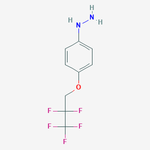 4-(2,2,3,3,3-Pentafluoropropoxy)phenylhydrazine