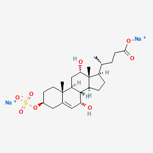 (3beta,7alpha,12alpha)-7,12-Dihydroxy-3-(sulfooxy)chol-5-en-24-oic Acid Disodium Salt