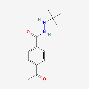 4-acetyl-N'-tert-butylbenzohydrazide