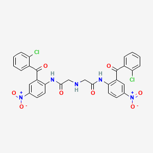 2,2'-Iminobis[N-[2-(2-chlorobenzoyl)-4-nitrophenyl]acetamide]