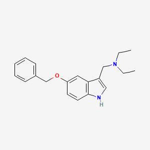 N,N-Diethyl-5-(phenylmethoxy)-1H-indole-3-methanamine