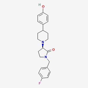 (R)-1-(4-fluorobenzyl)-3-(4-(4-hydroxyphenyl)piperidin-1-yl)pyrrolidin-2-one