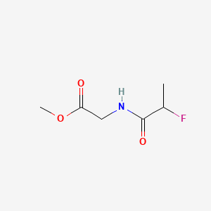 Methyl 2-(2-fluoropropanoylamino)acetate