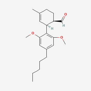 (1R,2S)-2-(2,6-dimethoxy-4-pentylphenyl)-4-methylcyclohex-3-ene-1-carbaldehyde