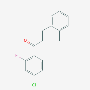 4'-Chloro-2'-fluoro-3-(2-methylphenyl)propiophenone