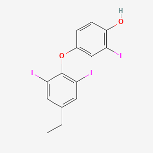 4-(4-Ethyl-2,6-diiodophenoxy)-2-iodophenol