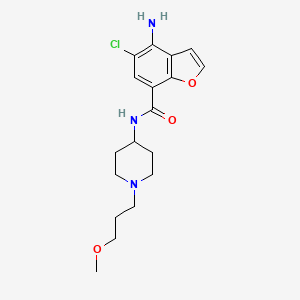 4-Amino-5-chloro-N-[1-(3-methoxypropyl)-4-piperidinyl]-7-benzofurancarboxamide