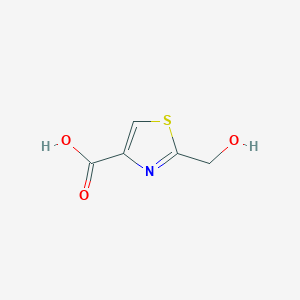molecular formula C5H5NO3S B1343451 2-(羟甲基)噻唑-4-羧酸 CAS No. 221322-09-4