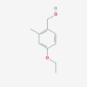 molecular formula C10H14O2 B1343452 (4-乙氧基-2-甲基苯基)甲醇 CAS No. 1254062-61-7