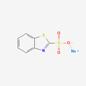 B1343469 2-Benzothiazolesulfonic acid, sodium salt CAS No. 21465-51-0