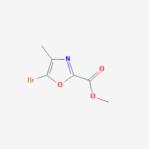 molecular formula C6H6BrNO3 B13434824 Methyl 5-bromo-4-methyloxazole-2-carboxylate 